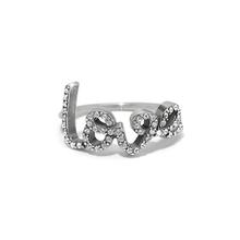 Love Script Sparkle Ring by Brighton