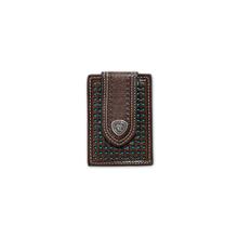 Men's Basketweave card case by Ariat