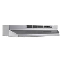 30-Inch Ductless Under-Cabinet Range Hood, Stainless Finish