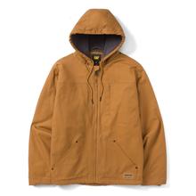 Men's Hooded Sherpa-Lined Jacket Bronze by CAT Footwear in Durham NC