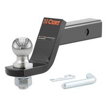 45056 Trailer Hitch Mount with 2-Inch Ball & Pin, Fits 2-In Receiver, 7,500 lbs, 4-Inch Drop
