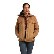 Women's Slap Faux Suede Shirt Jacket by Ariat in South Sioux City NE