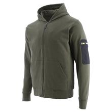 Men's Loopback Full Zip Hoodie Army Moss by CAT Footwear