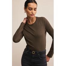 Women's Modern Slub Long Sleeve Top T-Shirt by Z Supply in Decatur GA