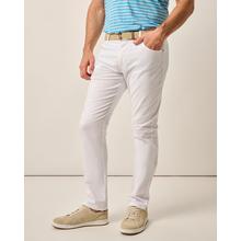 Mens Carmel Sateen 5-Pocket Pants by Johnnie-O