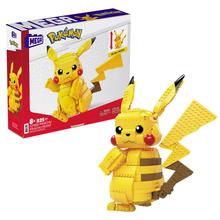 Mega Pokemon Building Toy Kit Jumbo Pikachu (825 Pieces) 12 Inch Action Figure For Kids by Mattel