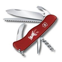 Hunter Victorinox pocket knife (Red, 4 in)