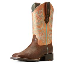 Women's Round Up Wide Square Toe StretchFit Western Boot