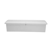 Taylor Made Stow 'N Go Fiberglass Dock Box White Extra Large Standard (24"H x 95"W x 22"D) by LIPPERT