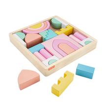 Fisher-Price Wooden Castle Block Set by Mattel