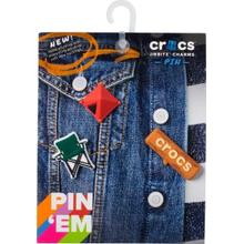 Gone Camping Pin Backer 3 Pack by Crocs