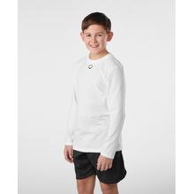 Youth Heather Long Sleeve Tee by EvoShield in Durham NC