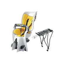 BabySeat II w/29" wheel disc mount rack, fit 26"~29" bikes, Yellow color seat pad by Topeak in Freeman SD