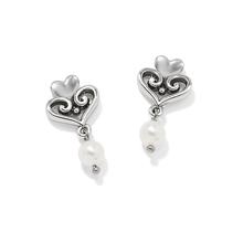 Alcazar Amor Pearl Post Drop Earrings by Brighton in Indianapolis IN