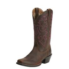 Women's Round Up Square Toe Western Boot