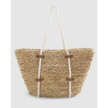 Women's Woven Sea Grass Tote by Johnnie-O in Durham NC