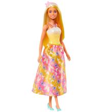Barbie Royal Doll With Brightly Highlighted Hair, Butterfly-Print Skirt And Accessories by Mattel