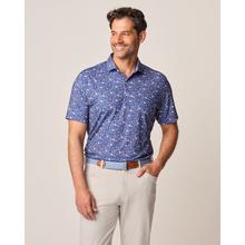 Men's The New Yorker Printed Jersey Performance Polo by Johnnie-O