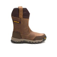 Threshold Rebound Pull-On Waterproof Steel Toe Work Boot Bison by CAT Footwear in Pittsburgh