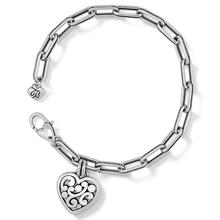 Contempo Heart Link Bracelet by Brighton