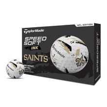New Orleans Saints SpeedSoft Ink Golf Balls by TaylorMade in Decatur IN