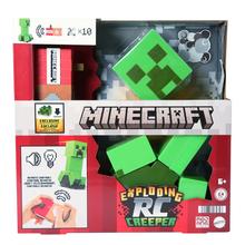 Minecraft Exploding Rc Creeper, Lights & Sounds, 10 Explosion Particles & Dlc Code by Mattel