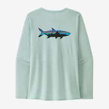 Women's L/S Cap Cool Daily Graphic Shirt - Waters