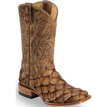 Men's Pirarucu Exotic Boots - Broad Square Toe by Cody James in Mccall ID