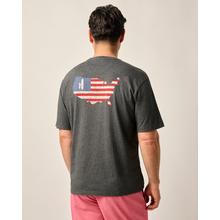 Mens JO Freedom Pocket T-Shirt by Johnnie-O in CLOVER SC