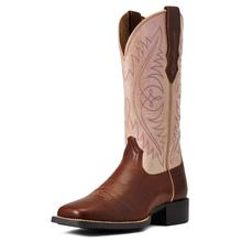 Women's Round Up Wide Square Toe StretchFit Western Boot by Ariat in Stanwood WA