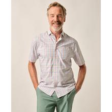 Mens Short Sleeve Performance Button Up Shirt - Kyler by Johnnie-O