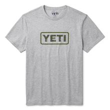 Camo Logo Badge Short Sleeve T-Shirt - Heather Gray - XL by YETI