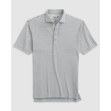 Men's Kramar Striped Mesh Performance Polo by Johnnie-O