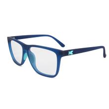 Rubberized Navy Fast Lanes Sport Rx Sunglasses by Knockaround in Freeman SD