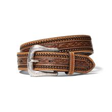 Men's Filigree Stripe Belt