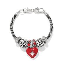 Red Heart Charm Bracelet by Brighton