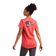 Women's Rebar Cotton Strong Flag Graphic T-Shirt