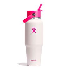 32 oz Wide Mouth Travel Bottle with Flex Straw Cap - Neon Pink by Hydro Flask