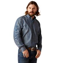 Men's Team Logo Chambrey Classic Fit Shirt by Ariat in Concord NC