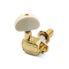 No name acoustic guitar machine head, GOLD, # 5F Ivory button (KIT)