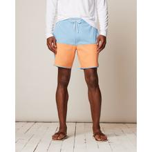 Men's Tully Half Elastic 7" Surf Shorts - Scalloped Hem by Johnnie-O