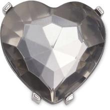 Charcoal Heart Gem by Crocs