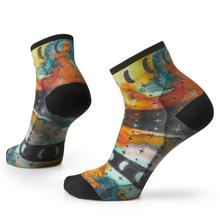 Women's Bike Zero Cushion Celestial Print Ankle Socks by Smartwool