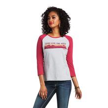 Women's REAL Long Live Baseball Tee