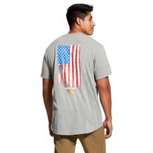 Men's Rebar Cotton Strong American Grit Graphic T-Shirt by Ariat in South Sioux City NE