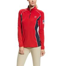 Women's USEF Tri Factor 1/4 Zip Baselayer