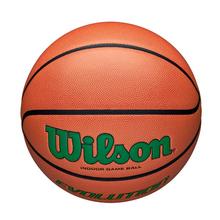 Custom Evolution Game Basketball - Green, Size 7 by Wilson