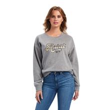 Women's REAL Metallic Varsity Logo Sweatshirt by Ariat