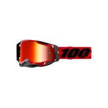 Racecraft 2 Goggle Red - Mirror Red Lens by 100percent Brand in Lancaster CA