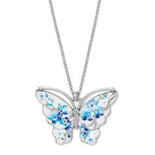 Kyoto In Bloom Indigo Large Butterfly Necklace by Brighton in Everett PA